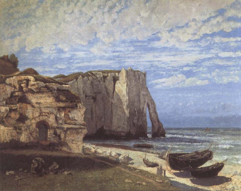 Gustave Courbet The Cliff at Etretat after the Storm China oil painting art